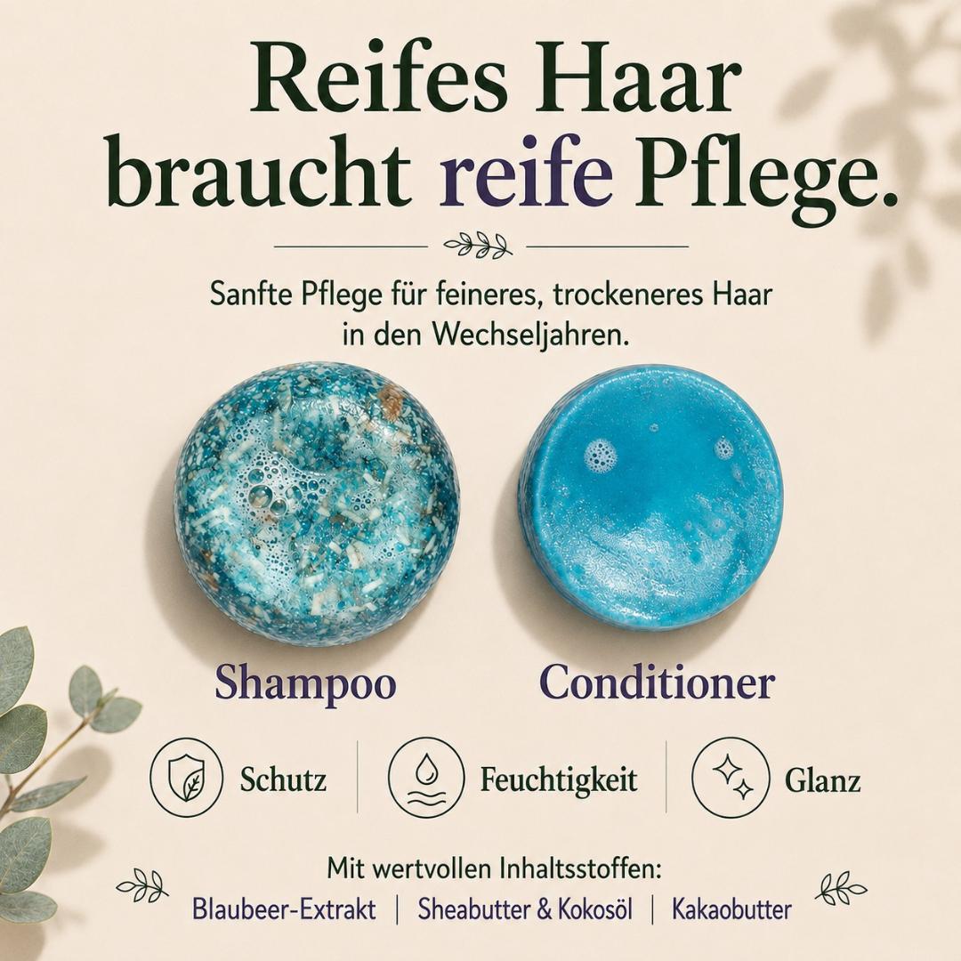 Das Blaubeer-Set für reifes Haar